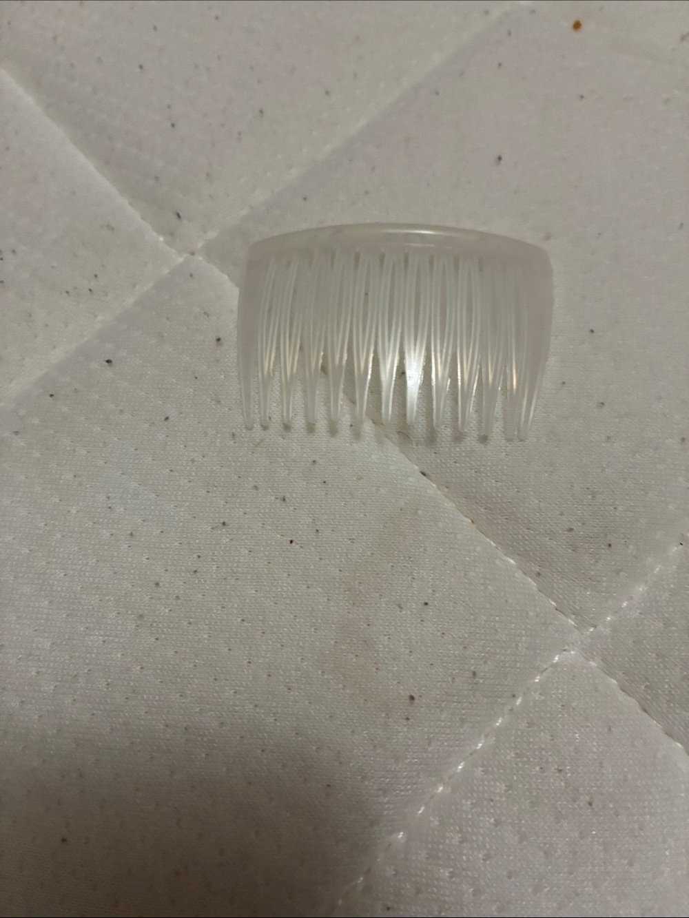 Clear Hair Comb Clip - Transparent Womens Hair Accessory